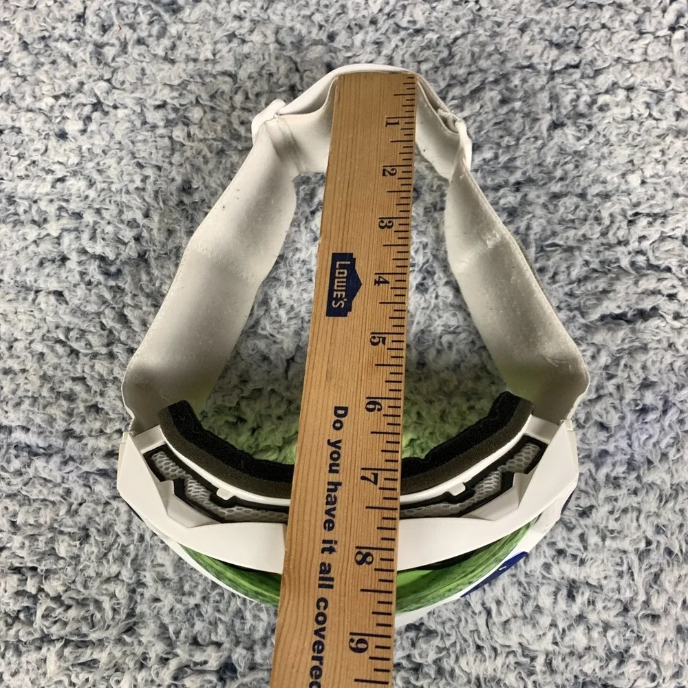 Anon X Goggles Kids Youth Size White Frame Green Lens Adjustable Snowboard Ski